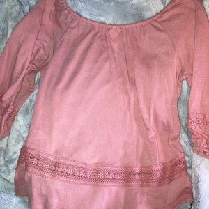Womens off the shoulder top.